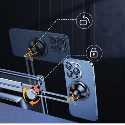 Dual-Phone Aluminum Alloy Car Holder