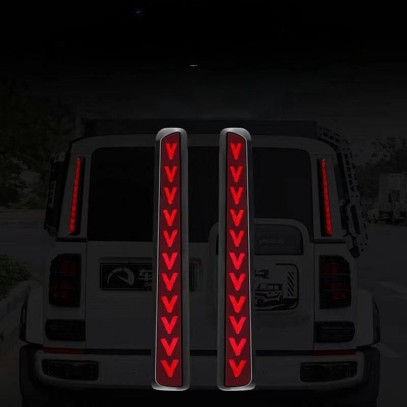 Car Tailgate Rear Pillar Simulation Warning Light for Chery iCAR V23