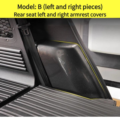 Automotive Interior & Exterior Carbon Fiber Protection Kit for Chery iCAR V23