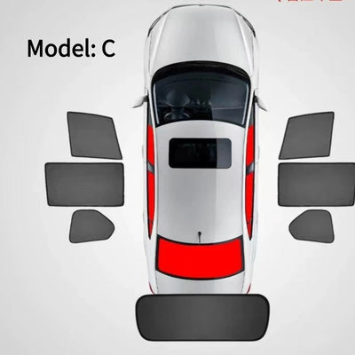 Car Full Magnetic Sunshade for Chery Jetour Jaecoo J7 & 7 PHEV