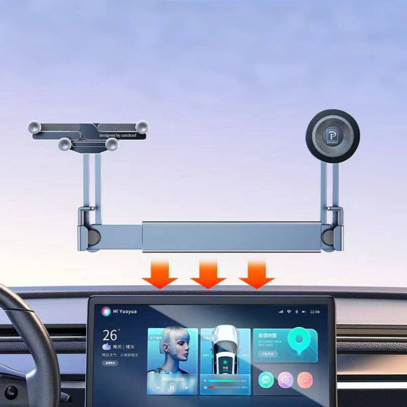 Dual-Phone Aluminum Alloy Car Holder