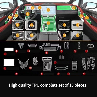 Anti-scratch TPU Protector Film For GAC MOTOR GN8 （Trumpchi ）