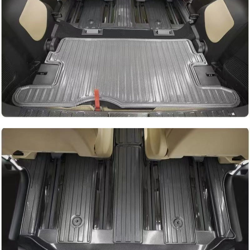 Carbon Fiber Foot & Luggage Mat for r GAC MOTOR GN8 (GM8)