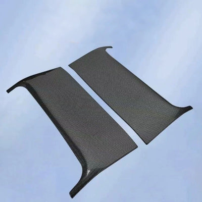 Car Seat Rear Kick Plate Carbon Fiber Pattern for Chery iCAR V23