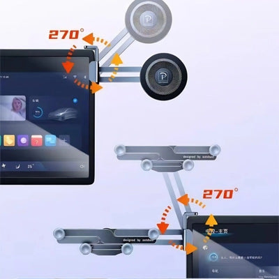 Dual-Phone Aluminum Alloy Car Holder