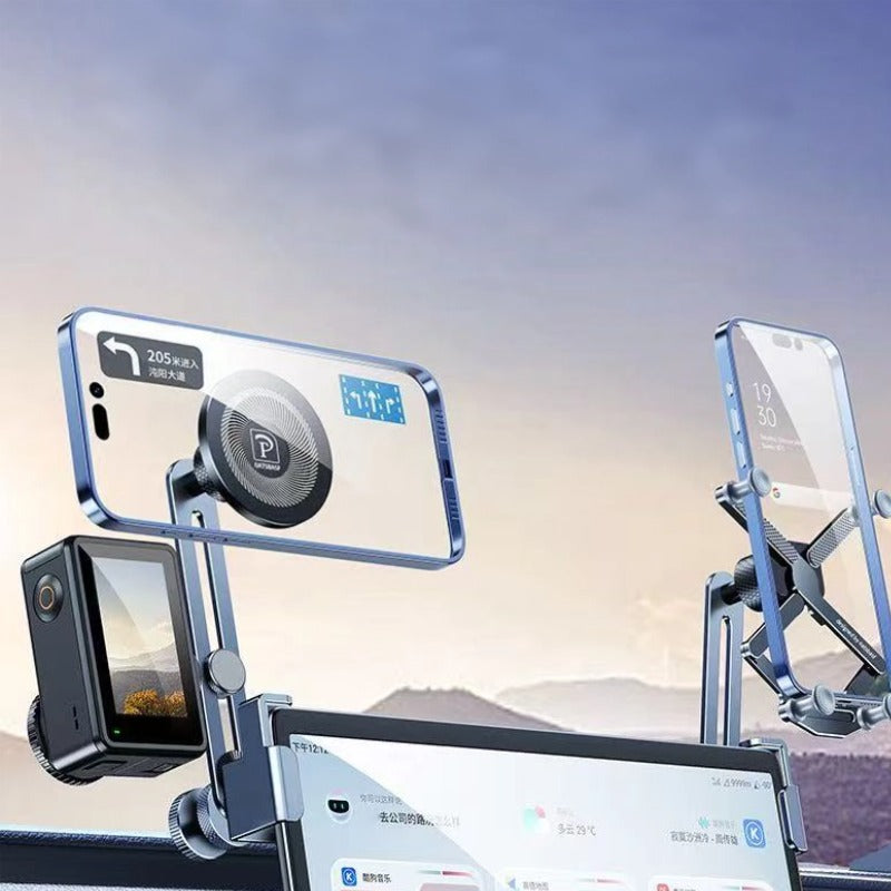 Dual-Phone Aluminum Alloy Car Holder