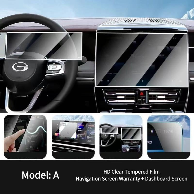 Navigation Dashboard Tempered Film For GAC MOTOR GN8 （Trumpchi ）