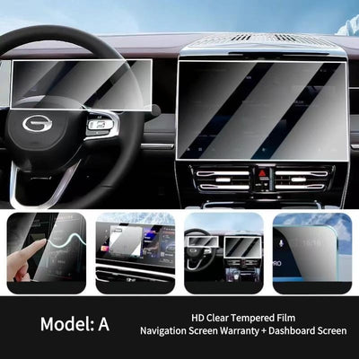 Navigation Dashboard Tempered Film For GAC MOTOR GN8 （Trumpchi ）