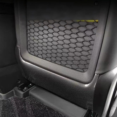Car Seat Rear Kick Plate Carbon Fiber Pattern for Chery iCAR V23