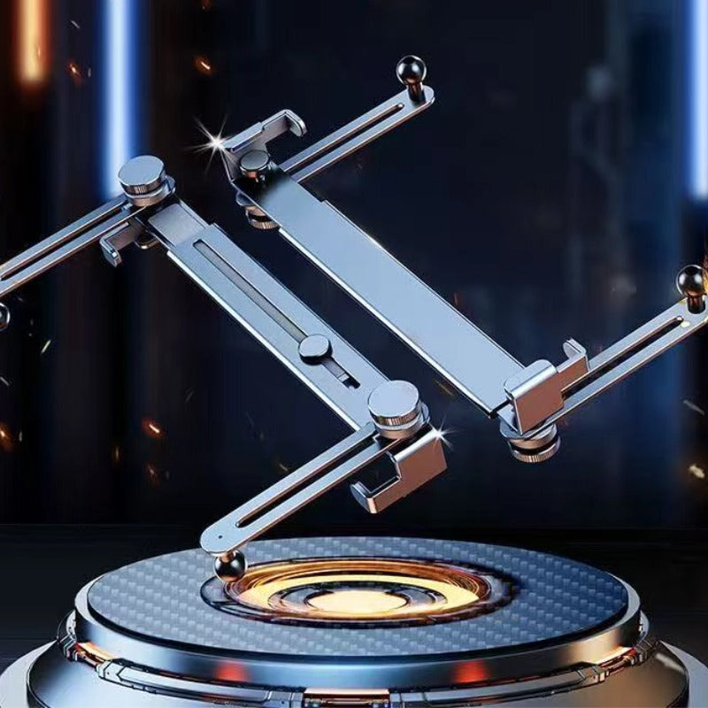 Dual-Phone Aluminum Alloy Car Holder