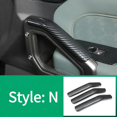 For Chery Jetour T2 ABS Grain Gear Shift Knob Decorator Cover