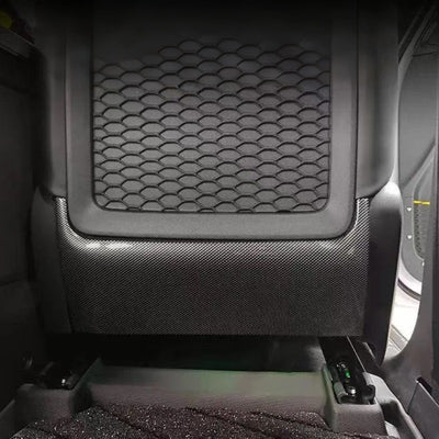 Car Seat Rear Kick Plate Carbon Fiber Pattern for Chery iCAR V23