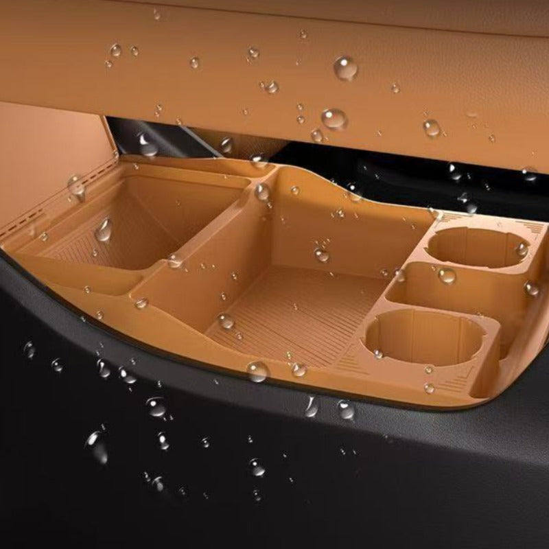 Car Armrest Storage Box & Charging Silicone Pad Suitable for GAC MOTOR GS8 (Trumpchi)