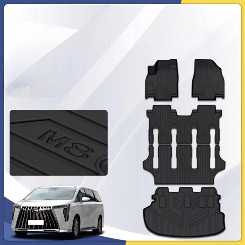 TPE Rubber Floor Mats & Trunk Mat for GAC MOTOR GN8 （Trumpchi ）