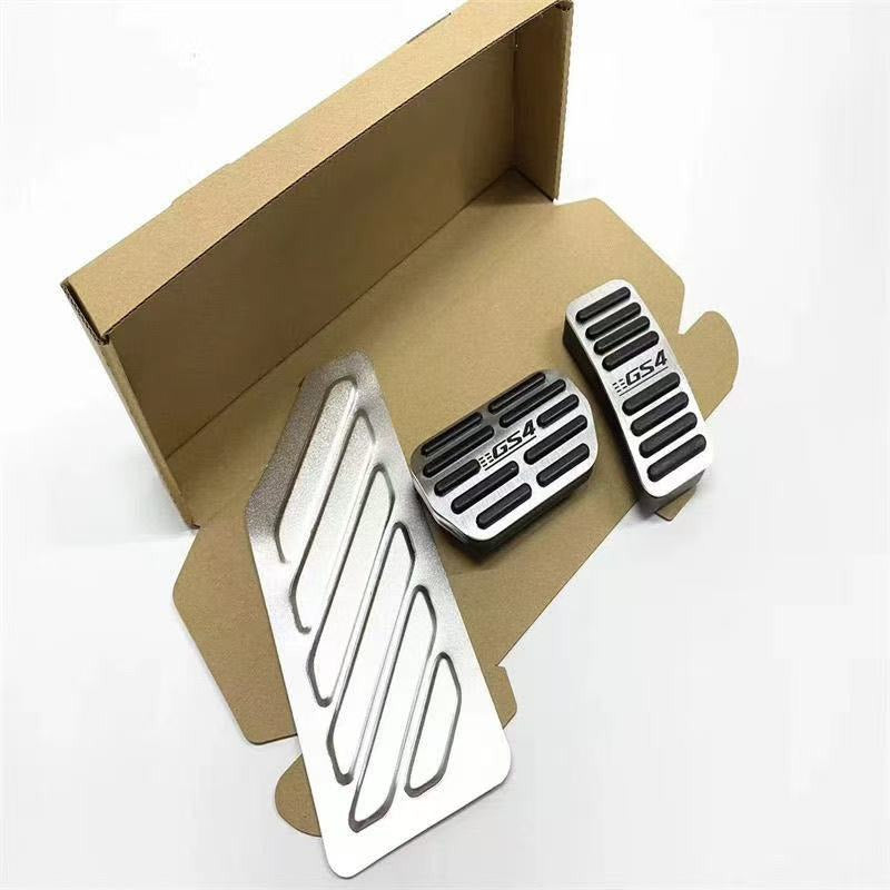 Aluminum alloy accelerator and brake pedals for GAC Trumpchi GS4 & GAC Trumpchi GS3