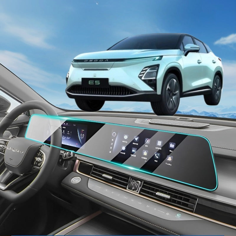 واقي شاشة زجاجي مقوى لهاتف Chery Omoda E5 مقاس 12.3 بوصة