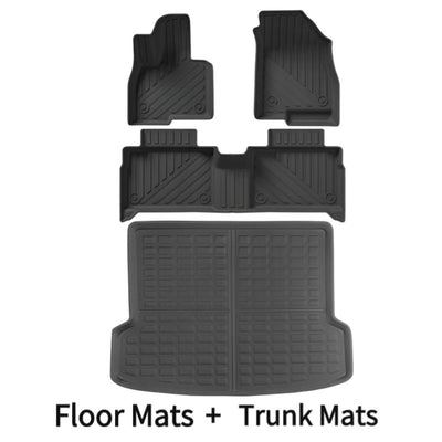Right Rudder/Left Rudder All Weather Floor Mats Interior Liners for Chery JAECOO J7 & Chery JAECOO 7 PHEV