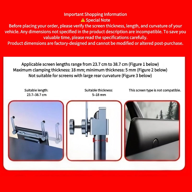 Dual-Phone Aluminum Alloy Car Holder