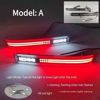 Car Tailgate Rear Bumper Brake Fog Light for Chery iCAR V23