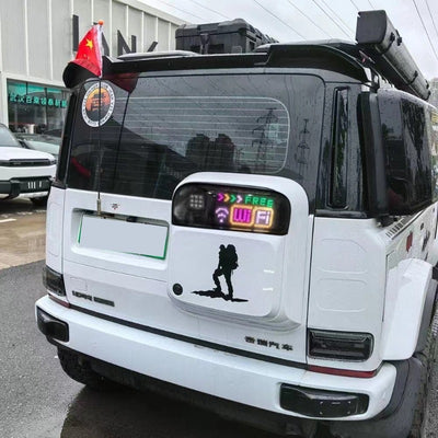 Automotive Tailgate Rear Backpack LED Display for Chery iCAR V23