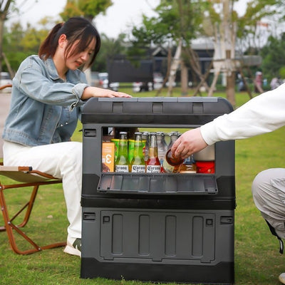Caja de almacenamiento para el maletero del automóvil