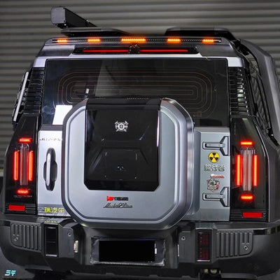 Chery Jetour T2 Car Tail Wing With Flowing Lights  Turn Signal Through