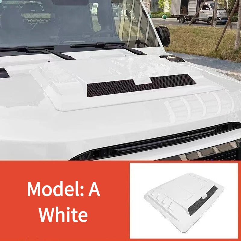 Automotive hood covers for Chery iCAR v23