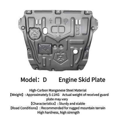 Underbody Skid Plate for Chery Jetour T2 & Jetour T2 PHEV