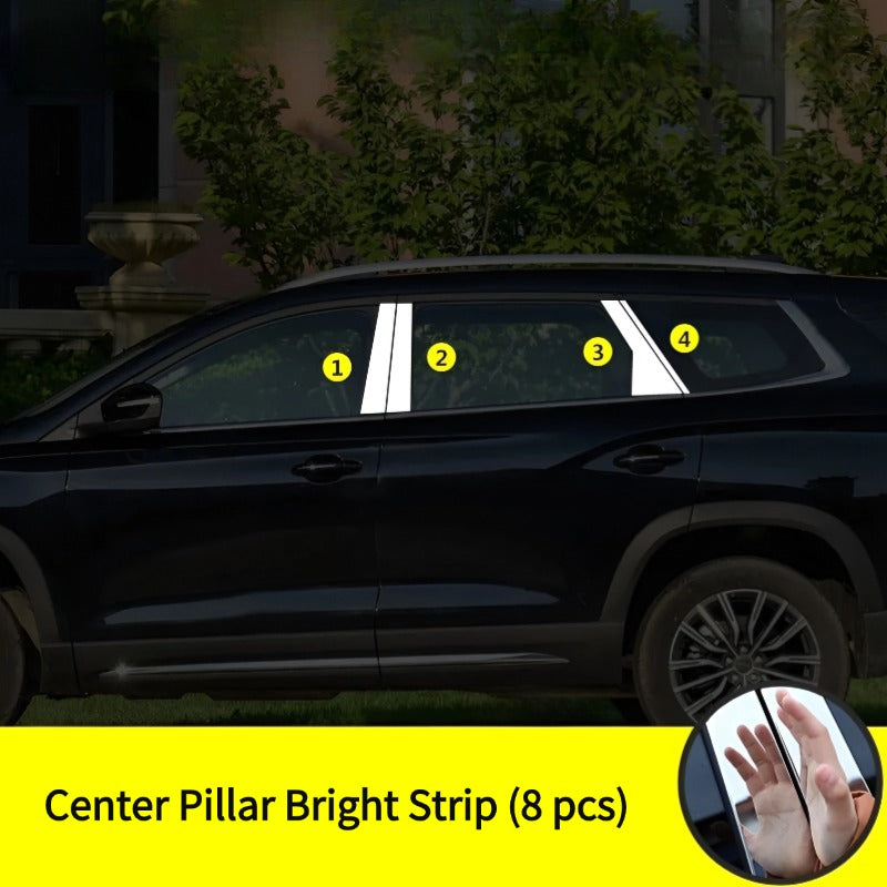 Window Bright Strip Car Window Trim Bright Strip for Chery Jetour X90 Plus