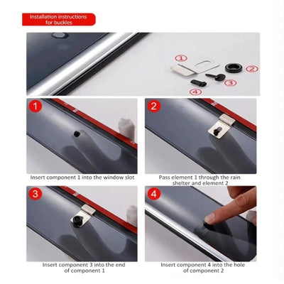 Window Visor For GAC MOTOR GN8 （Trumpchi ）