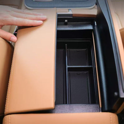 Car Armrest Storage Box & Charging Silicone Pad Suitable for GAC MOTOR GS8 (Trumpchi)