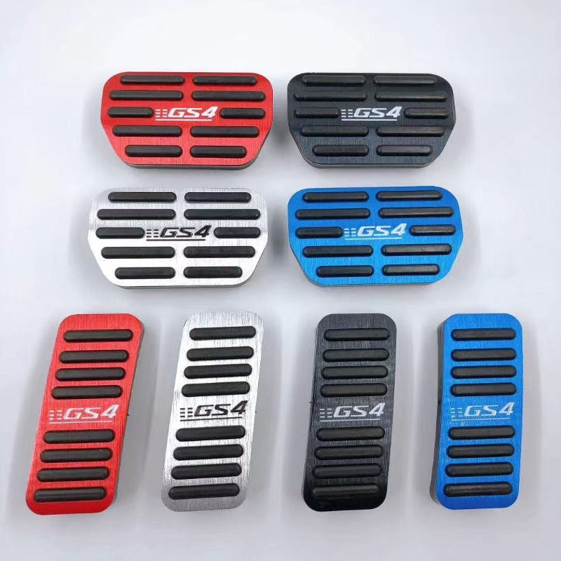 Aluminum alloy accelerator and brake pedals for GAC Trumpchi GS4 & GAC Trumpchi GS3