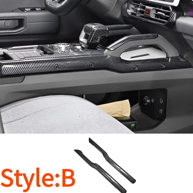 For Chery Jetour T2 ABS Grain Gear Shift Knob Decorator Cover