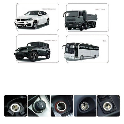 High-Power Retractable Car Charger