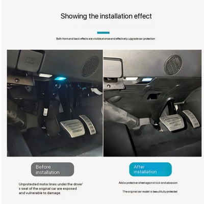 Vehicle front and passenger kick protection for Chery Jetour T2