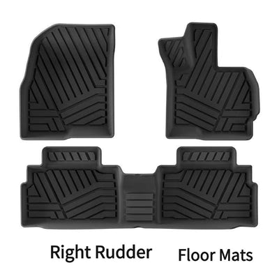 Right Rudder/Left Rudder All Weather Floor Mats Interior Liners for Chery Tigoo 4 Pro