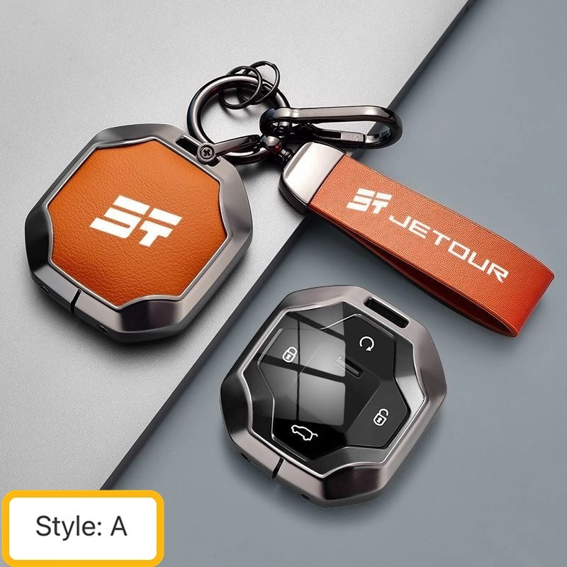 Jetour Key Design Leather Key Protector for Chery Jetour T2 Jetour T2 PHEV