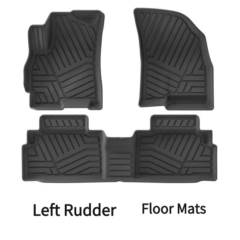 Right Rudder/Left Rudder All Weather Floor Mats Interior Liners for Chery Tigoo 4 Pro