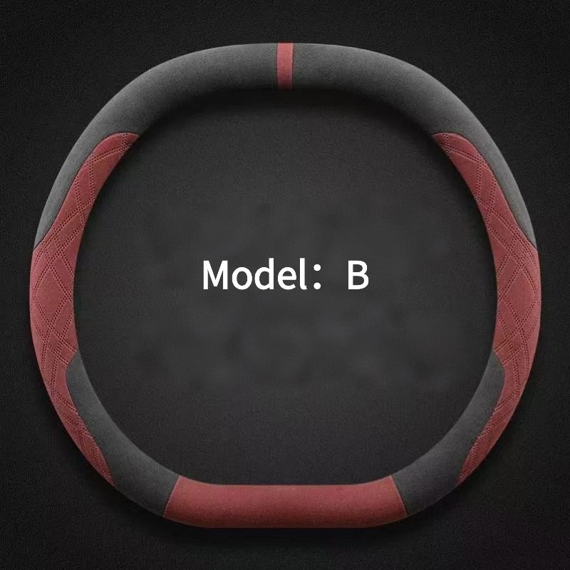 Funda de volante de gamuza para Chery