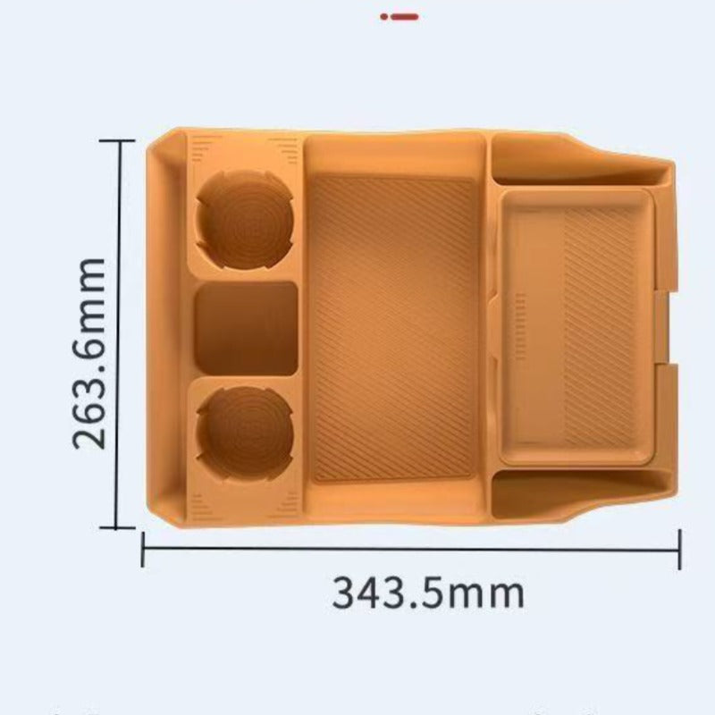 Car Armrest Storage Box & Charging Silicone Pad Suitable for GAC MOTOR GS8 (Trumpchi)