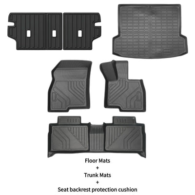 All Weather Floor Mats Interior Liners for Right Rudder Chery JAECOO J7 & Right Rudder Chery JAECOO 7 PHEV