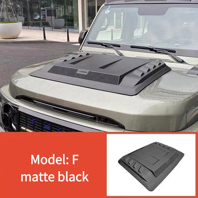 Automotive hood covers for Chery iCAR v23