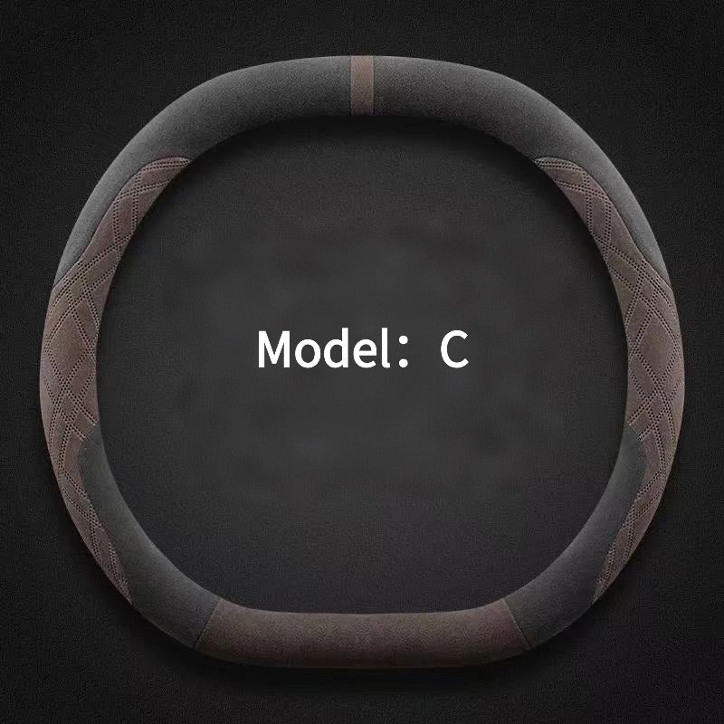 Funda de volante de gamuza para Chery