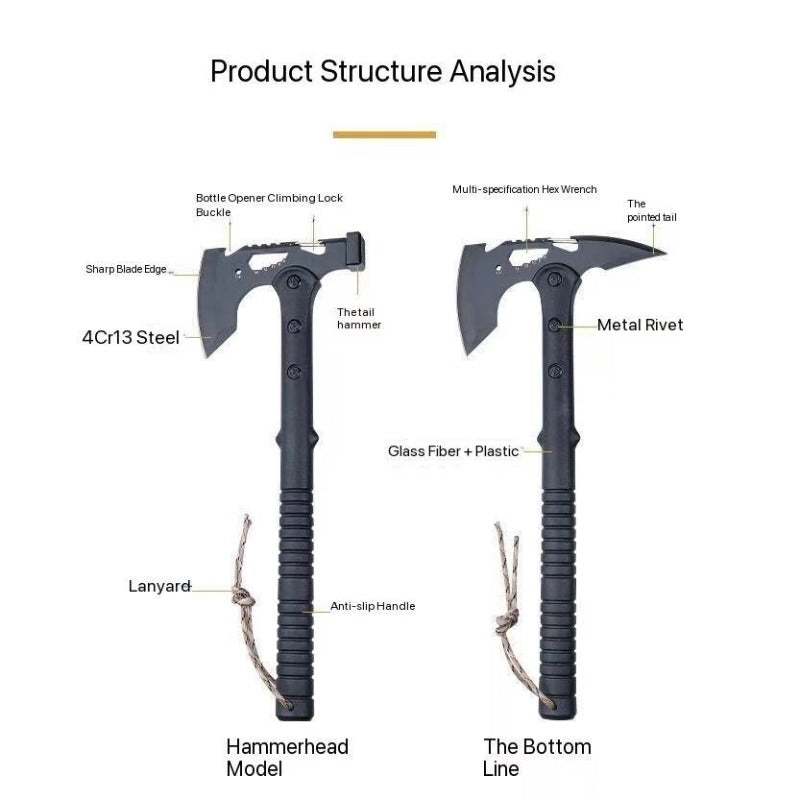 Multi-functional tactical axe
