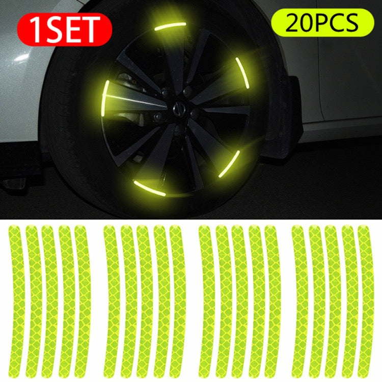 Neon Sticker Rims Fluorescent Stickers For Car Wheels | SUPER CHERY