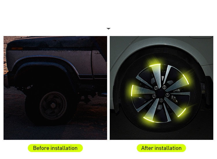 Neon Sticker Rims Fluorescent Stickers For Car Wheels | SUPER CHERY