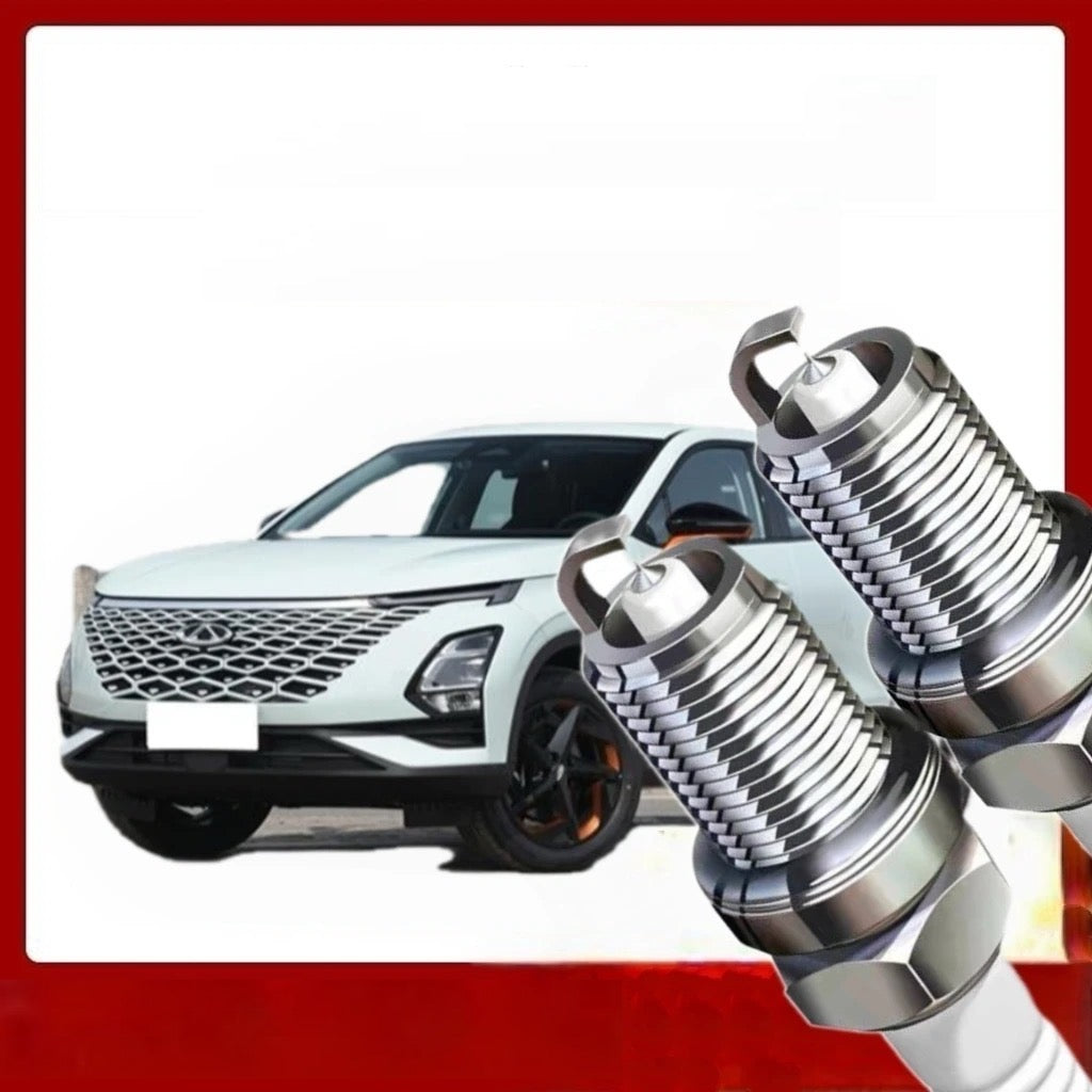 The spark plugs and brake pads are applicable to Chery Omoda C5.